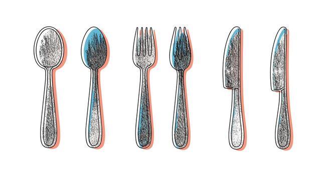 A Complete Guide to Understanding the Different Types of Silverware and Their Uses vector
