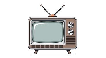 Exploring the World of Television Technology and the Future of Broadcast Communication System vector