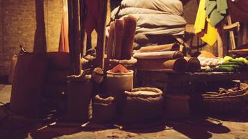 CGI Exploring the lively atmosphere of an African spice bazaar video