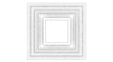 Geometric Abstraction Exploration of Square Forms Creating Visual Interest and Dynamic Tension vector
