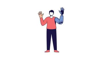 The Evolution of Prosthetic Limbs Improving Mobility Functionality and Life Quality for People vector