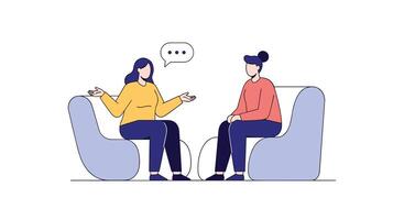 Improving Mental Health Through Effective Communication Therapy and Support Emotional Wellbeing Strategies vector