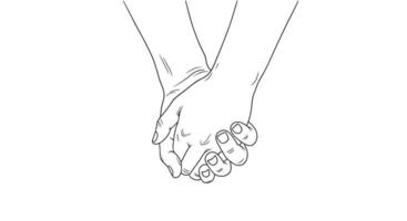A Guide to Understanding Hand Holding Meanings Types and Variations of Hand Holding vector