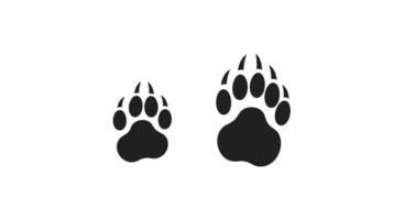 Animal Footprint Identification Guide Learn How to Identify the Prints of Various Animals vector