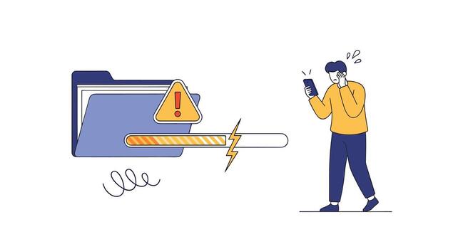 Data Loss Recovery Preventing Strategies and Solutions Backup Cloud Storage Services Disaster Planning vector