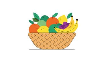 The Ultimate Guide to a Nutritious Fruit Basket With Simple Steps and Techniques vector