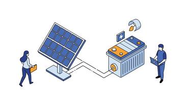 Harnessing the Power of the Sun A Guide to Solar Energy for Homes vector