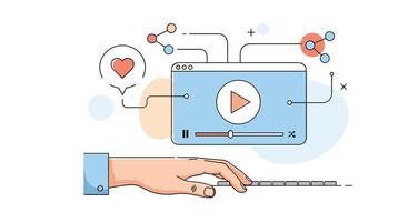 The Power of Content A Comprehensive Guide to Making Engaging Videos vector