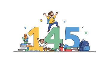 The Importance of Learning Math and Science Education for Elementary and High School vector