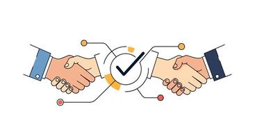 Strategic Alliance A Powerful Force For Achieving Business Goals Through Collaboration Joint Venture vector