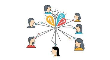 Collective Knowledge Power Unleashed Solving Problems Collaboratively Through Questioning and Idea Exchange vector