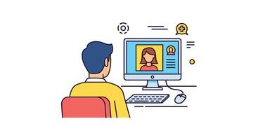 Navigating the Digital Landscape Remote Communication Strategies Collaboration Tools Communication Platform and Virtual Presence for Success vector