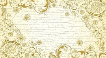 Vintage Paper Texture for Backgrounds Writing Letter Design Decoration Craft Projects vector