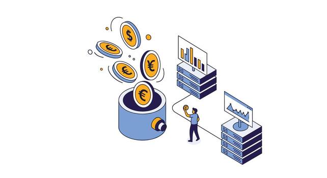 estrategias para creando y optimizando tu ingresos corrientes para financiero independencia éxito vector
