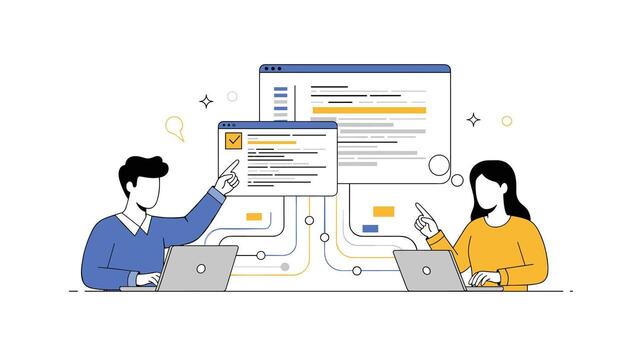 Strategies to Improve Website Performance Through Content Optimization and User Experience Enhancements vector