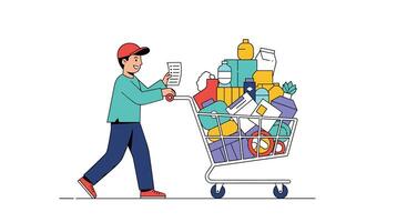 Online Shopping Made Easy A Guide to Effective Strategies and Secure Transactions vector