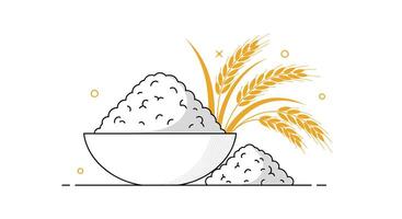 The Art of Baking Using Whole Wheat Flour Understanding Its Applications and Techniques vector