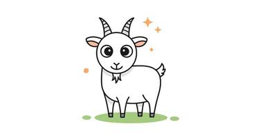 Exploring the Joyful World of Goats A Deep Dive Into Their Nature and Behavior vector