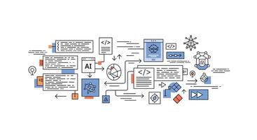 Data Analysis and Visualization Revolutionizing Understanding in Information Age Exploring Modern Techniques and Trends vector