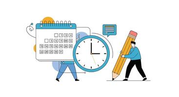 Effective Time Management Skills Boost Productivity Achieve Goals Maximize Daily Potential vector
