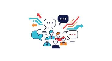 Communication Analysis For Business Insights And Development Team Collaboration Strategy Ideas Process vector