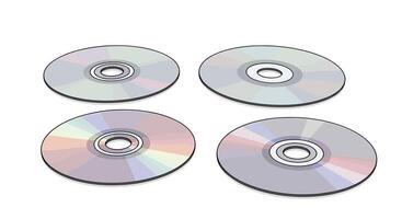 Digital Data Discs A Timeless and Versatile Form of Information Storage Media vector