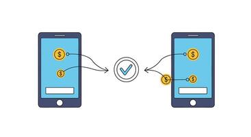 Seamless Mobile Payments A Guide to Streamlining Transactions with a Focus on Efficiency vector