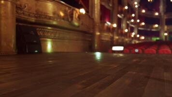 CGI Elegant interior of an old opera house showcasing its grand architecture video