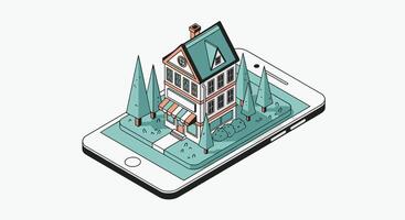 The Digital Home An Overview of the Future of Real Estate Technology vector