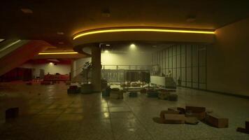 CGI Store ravaged by thieves after a night of marauding in a quiet shopping center video