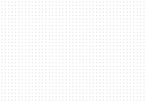 Dotted simple squared grid graph paper template for notebooks. Dotted black background. Bullet journal textured pattern. Design printable graphic sheet.