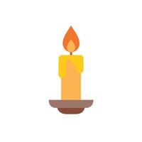 Candle icon illustration new style vector