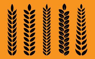 Floral design Leaves elements and branches set vector