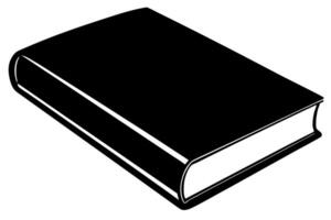 A black book on a white background vector