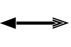 An arrow pointing to the left is shown vector