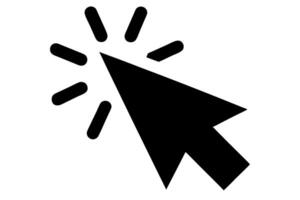 Mouse cursor icon vector
