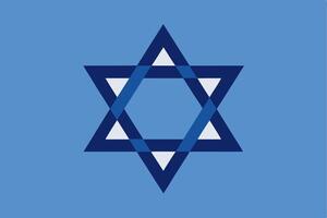 The star of david is a symbol of israel vector