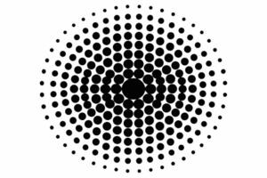 A circle with dots on it vector