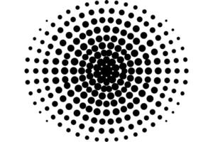 A circle with dots in it vector