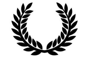 A laurel wreath on a white background vector