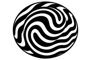 A black and white image of a zebra pattern vector