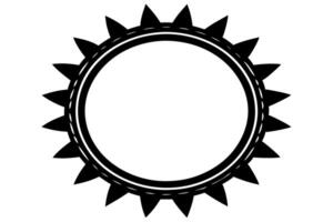 Sunburst icon illustration vector
