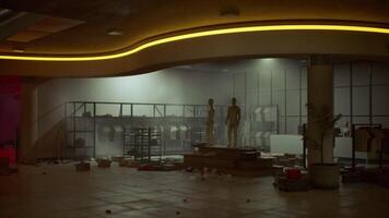 CGI Thieves ransacked a store at night, causing major destruction video