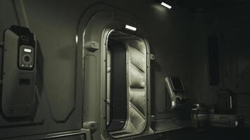 cgi dentro un espacio estación con avanzado tecnología y seguro entrada video