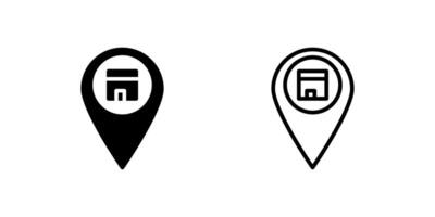 Qibla compass icon indicating direction of Mecca for prayer. vector