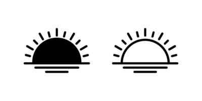 Food and drink icons representing the iftar meal, the evening meal after fasting. vector
