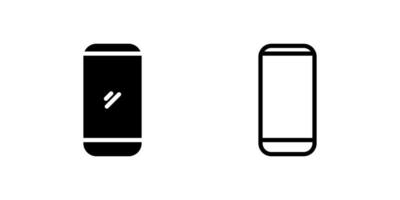 A set of cellphone or mobile device icons, representing communication and technology. vector