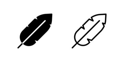A collection of banana leaf icons, representing tropical, nature, or exotic environments. vector