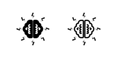 Icons symbolizing brainstorming, ideas, creative thinking, and innovation. vector