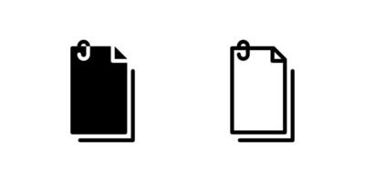 Standard file document folder icon for data organization, management, and digital storage. Useful for office and computer interfaces. vector